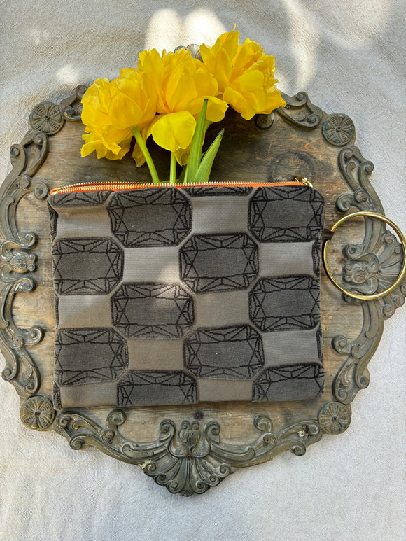 Maxi Pochette Glam ADAMANTEM GRIGIO